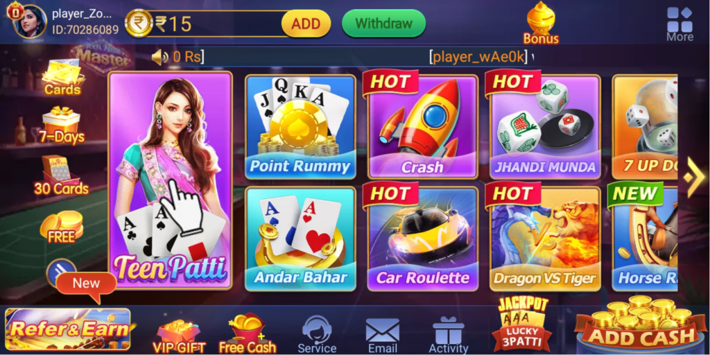 Download Teen Patti Master old version APK on Android phone 2026